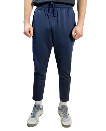Синие мужские спортивные штаны (шов)