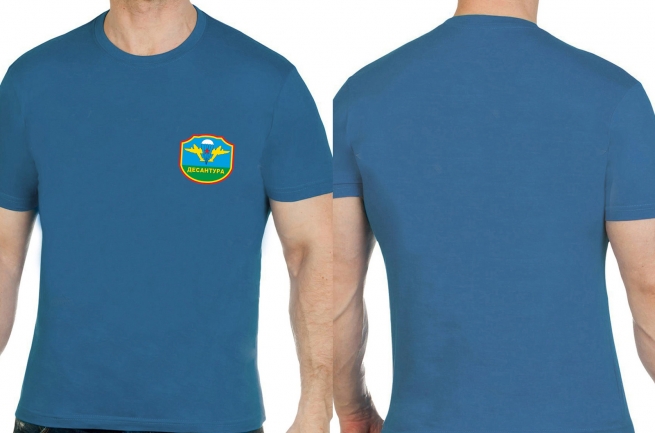Синяя футболка "Десантура"