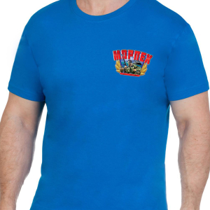 Синяя футболка "Морпех"