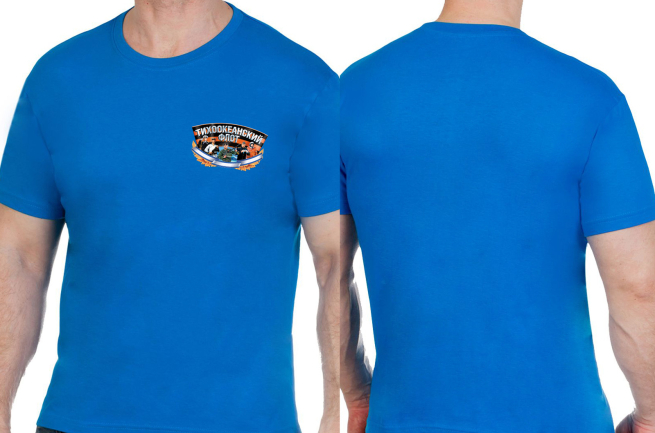 Синяя футболка "Тихоокеанский флот" - купить по лучшей цене