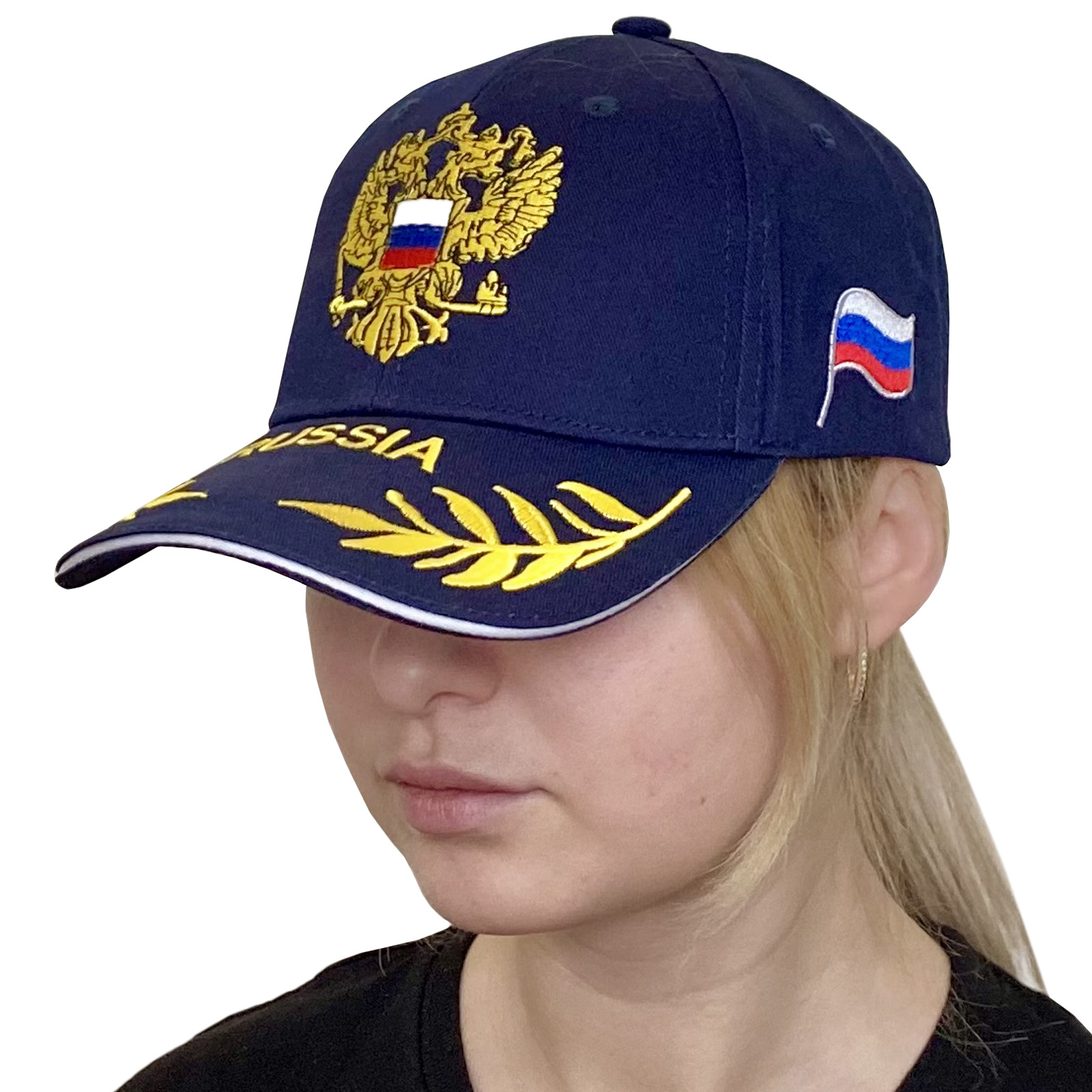 Купить бейсболку с гербом России 