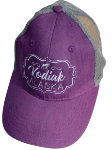 Сиреневая бейсболка с сеткой Kodiak Alaska
