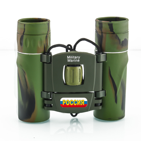 Складной бинокль Military Marine 8x21 Camo "Россия"