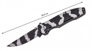 Складной камуфляжный нож Frost Cutlery Safari-Series Folder (США)