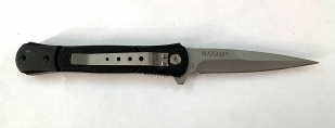 Складной надежный нож Maxam с черной рукоятью