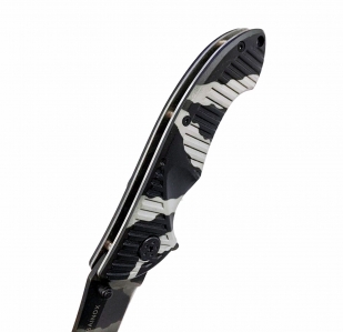 Складной нож Albainox черно-белый камуфляж