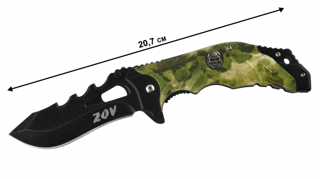 Складной нож с символикой ZOV