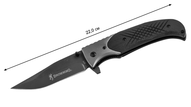 Складной нож Browning 377 Tactical Folding Knife - размер