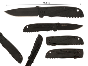 Складной нож Maxam® Black Blade Tactical Folder