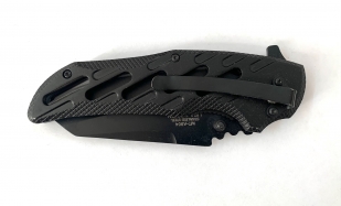Складной нож MTech с черным лезвием и рукоятью