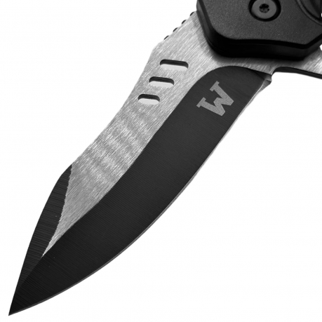 Складной нож с декорированной рукоятью ЧВК "Вагнер"