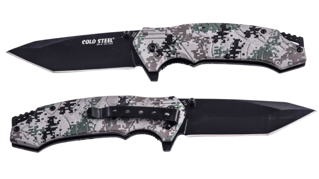 Складной нож с клинком танто Cold Steel 213 Tanto Camo по лучшей цене