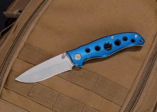 Складной нож с клипсой Drop Point Folding Pocket Knife