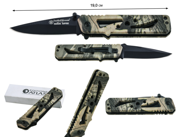 Недорогой нож Smith & Wesson Cuttin Horse CH0029 Pocket Knife