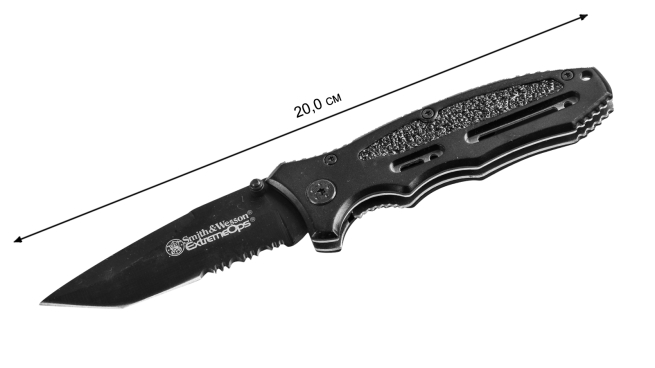 Складной нож Smith & Wesson Extreme Ops CK33TBS (США) - размер