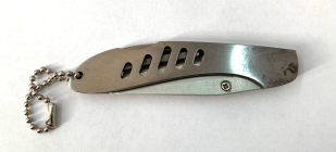 Складной нож Stalnless с перфорированной рукоятью