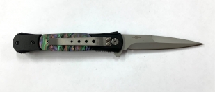 Складной нож-стилет Ridge Runner с цветной накладкой на рукояти