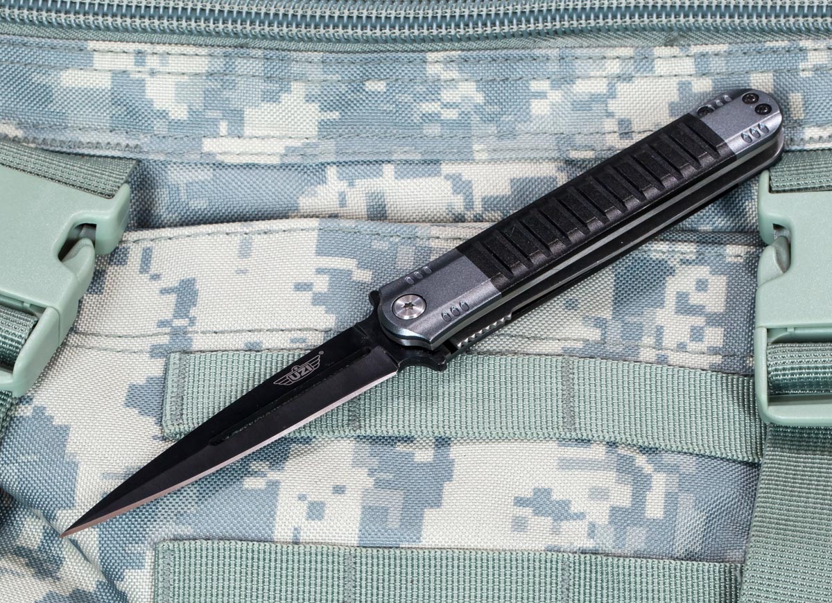 Купить складной нож Covert Black Plain UZK-FDR-009 выгодно