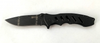 Складной нож Whetstone с черным лезвием и рукоятью
