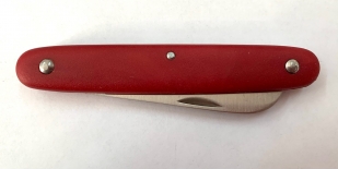 Складной практичный нож Stainless Steel с красной рукоятью