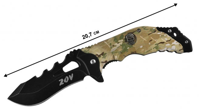 Складной тактический нож с символикой ZOV