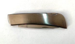 Складной удобный нож Stalnless серого цвета