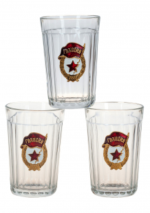 Советские гранёные стаканы "Гвардия" с доставкой