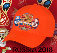 Спешите купить запоминающийся русский сувенир! Бейсболка с бесподобным принтом «Russia» Медведя с Матрешками. Только в Военпро по минимальной цене