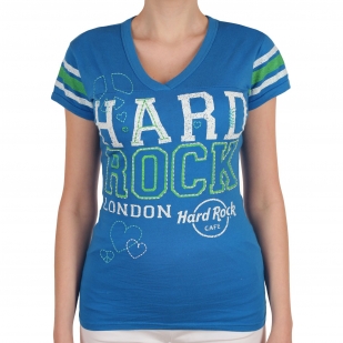 Спортивная женская футболка Hard Rock® London