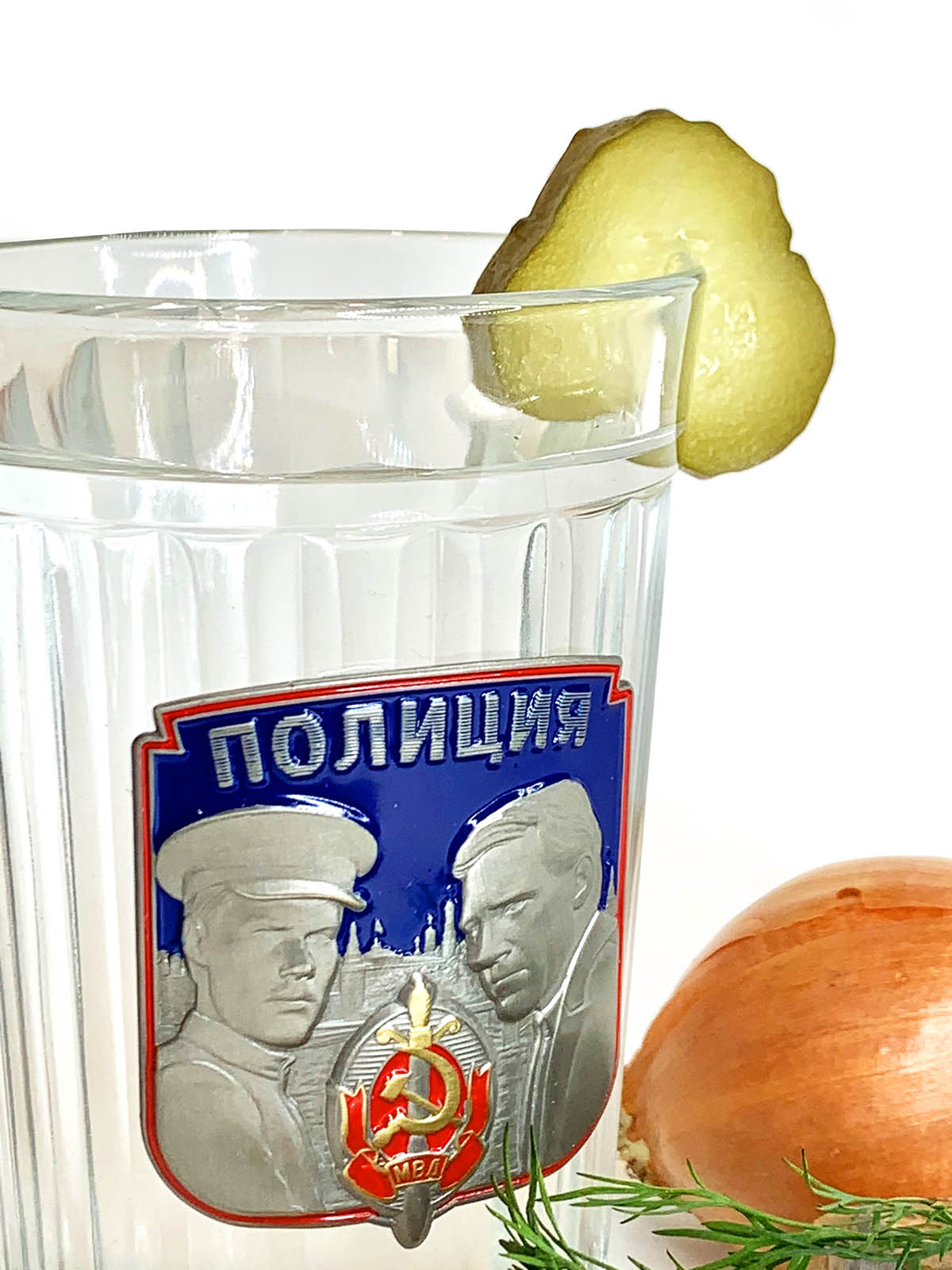 Граненые стаканы СССР в сувенирном исполнении  