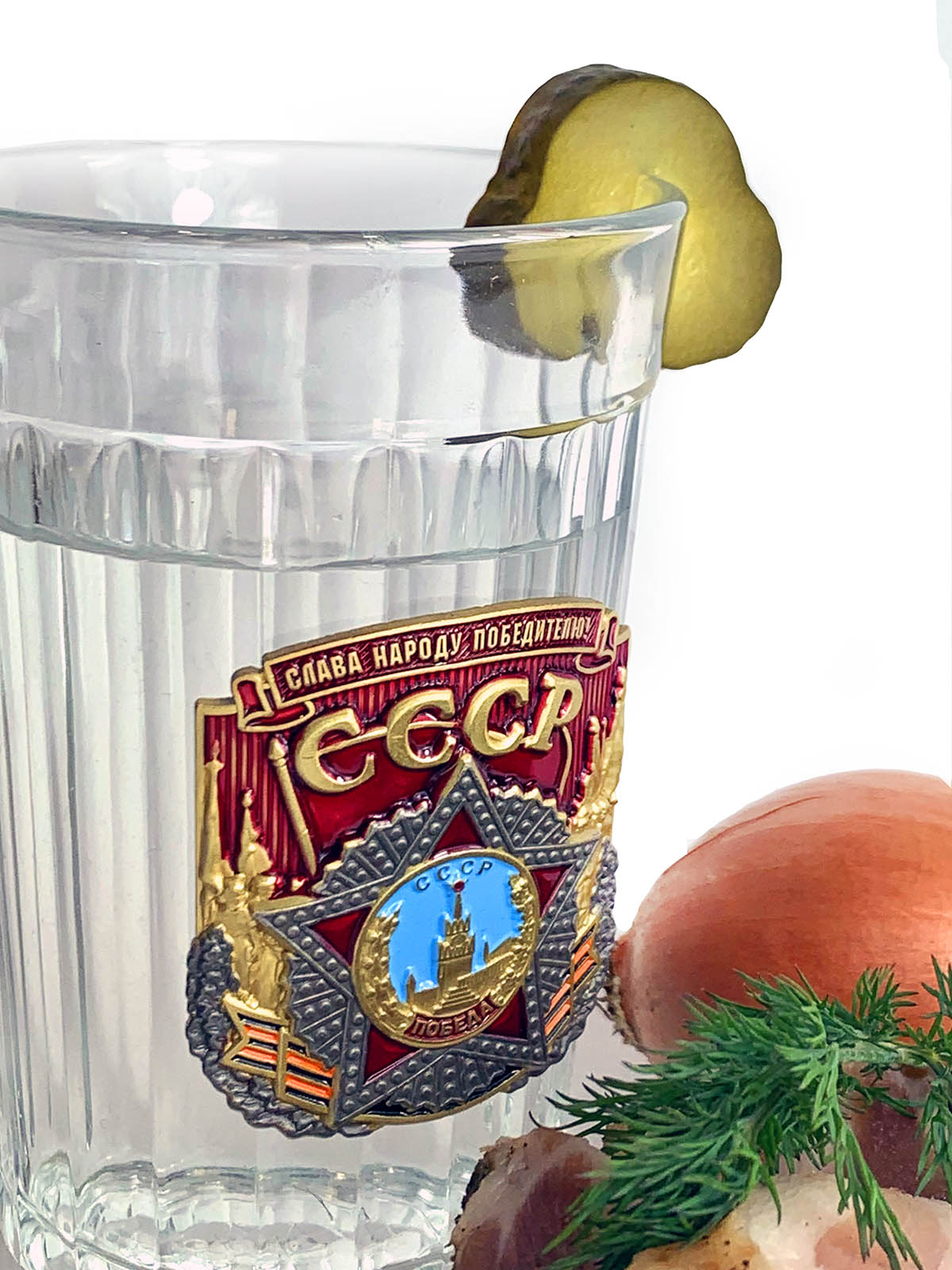 Граненые подарочные стаканы СССР 