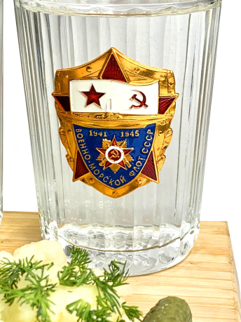 Набор стаканов ВМФ СССР