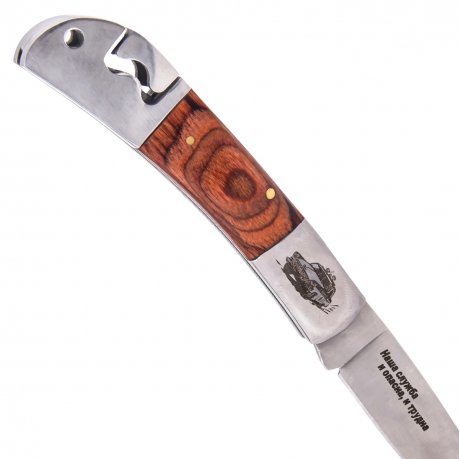 Статусный складной нож с символикой Милиции от Военпро