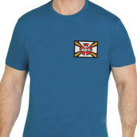 Стильная футболка с вышивкой "Разведывательные соединения РФ"