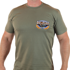 Стильная мужская футболка с символикой ВМФ