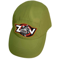 Стильная зеленая кепка-пятипанелька ZVO