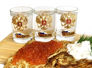 Набор 3 стопки Россия
