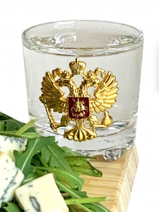 Стопки из стекла Герб России