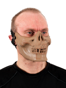 Страйкбольная полулицевая маска-череп