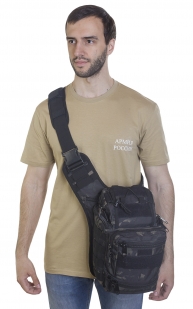 Эксклюзивная сумка через плечо в камуфляже Multicam Black