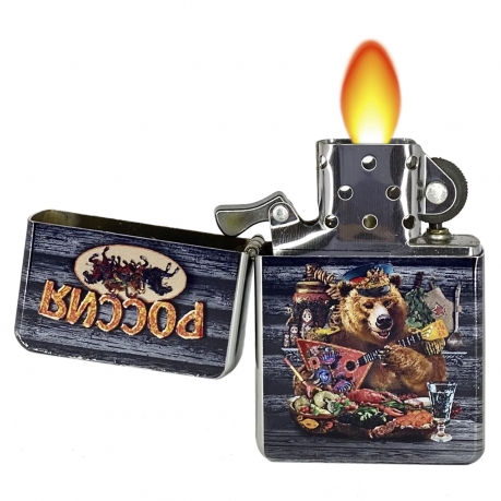 Сувенирная зажигалка "Медведь с балалайкой" по выгодной цене