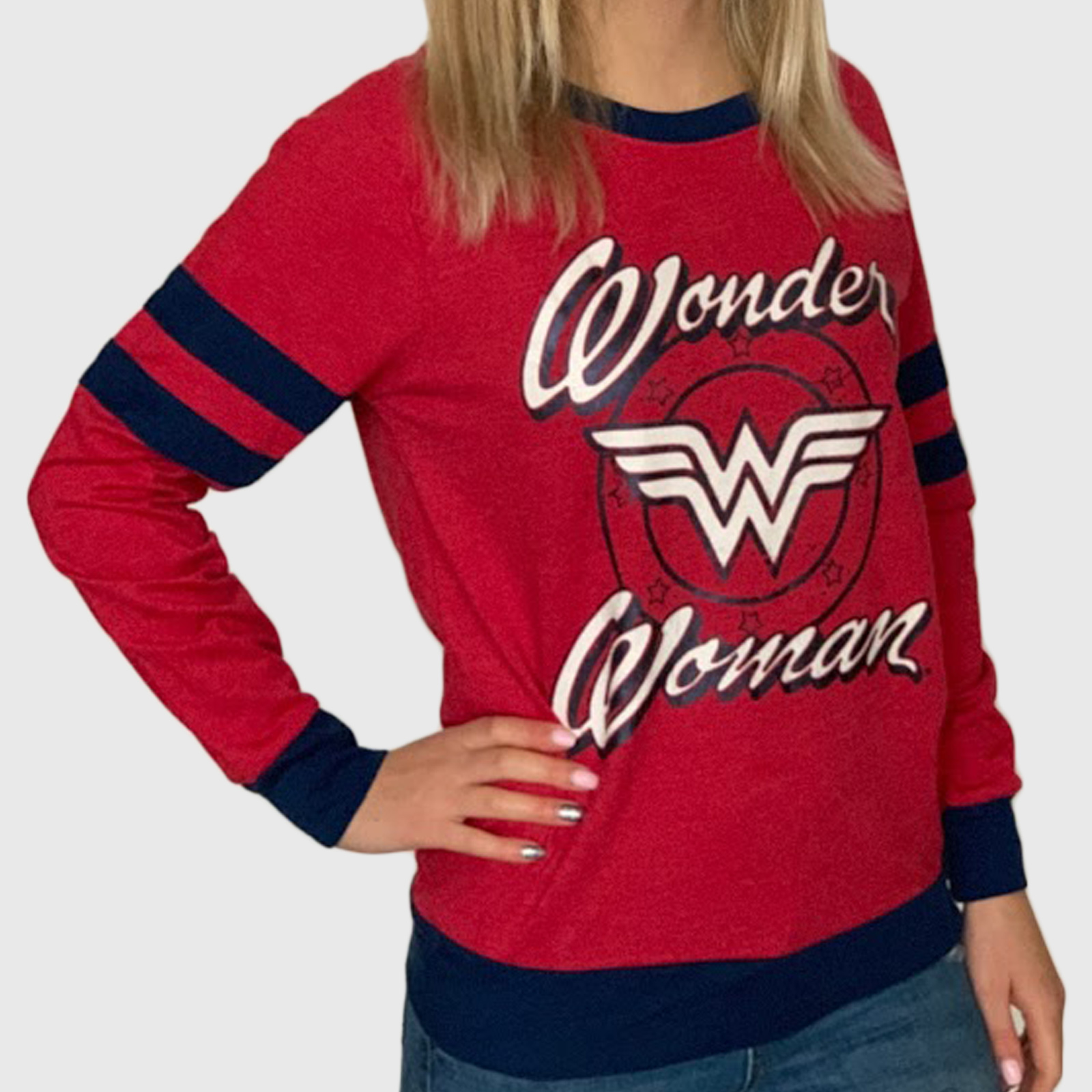 Купить в интернет магазине женский свитшот с принтом Wonder Woman