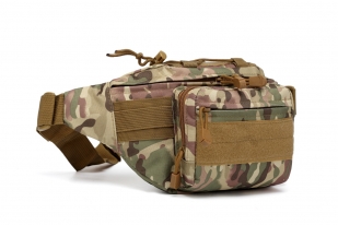 Тактическая камуфляжная поясная сумка MOLLE
