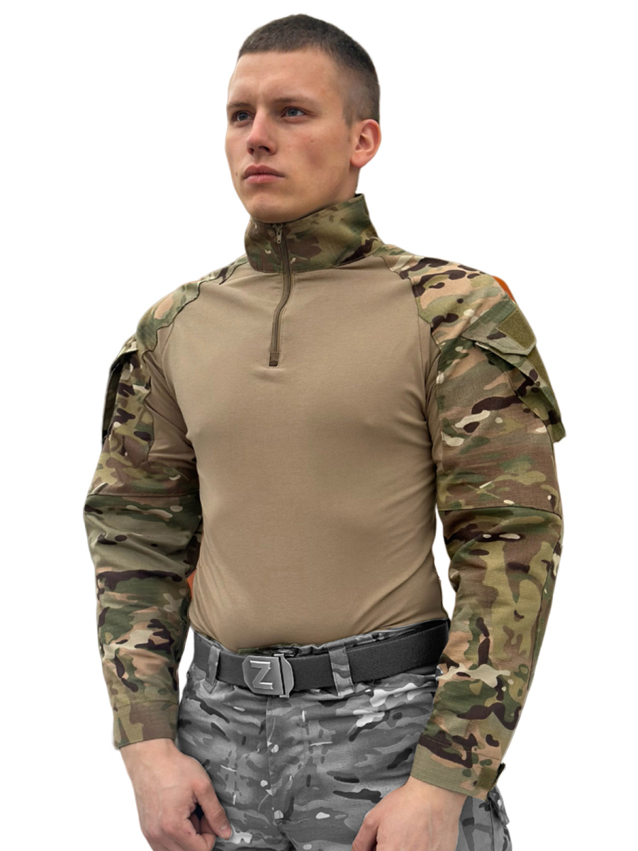  Тактическая камуфляжная рубашка G2 (камуфляж Мультикам)