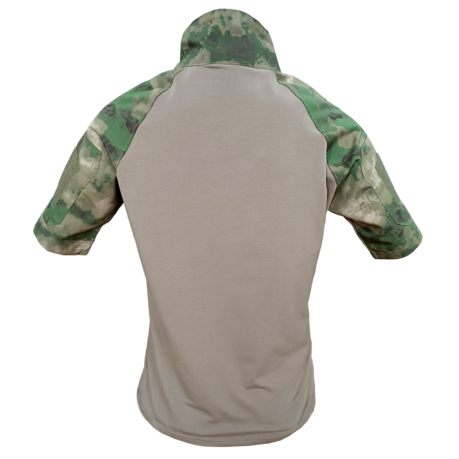 Тактическая рубашка с коротким рукавом (Защитный камуфляж)