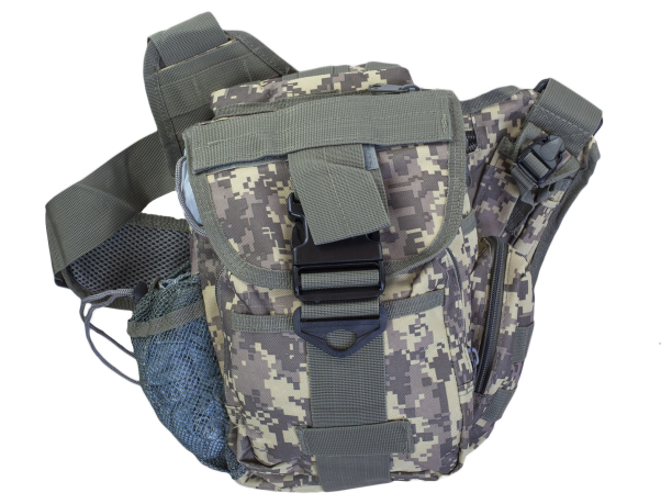 Тактическая сумка через плечо (камуфляж ACU) 