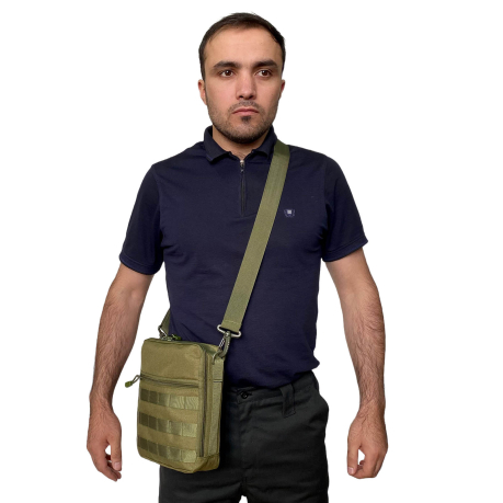 Офицерский планшет-органайзер с ремнём через плечо