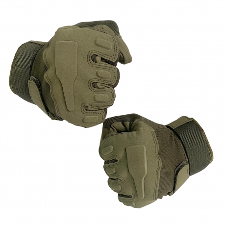 Тактические перчатки для спецоперации (хаки-олива) - в Военпро