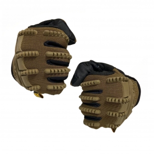 Тактические перчатки Mechanix Impact Pro (песок) - в Военпро