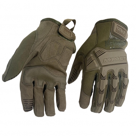 Купить тактические перчатки Mechanix M-Pact (хаки-олива)